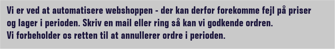 Webshop Skilt